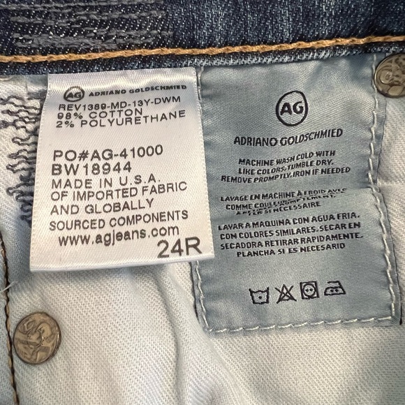 AG The Legging Ankle Patchwork Jeans - Picture 13 of 14